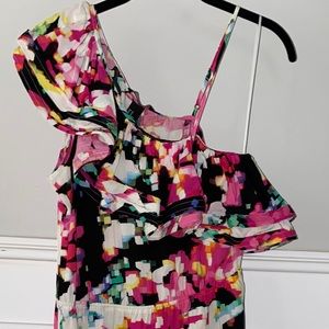 H&M | Floral Asymmetrical Dress | Size: 10 (NWOT)